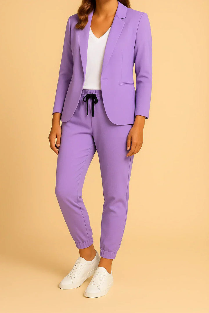 LA VENECIA | Viento™ - Conjunto elegante com casaco e calças