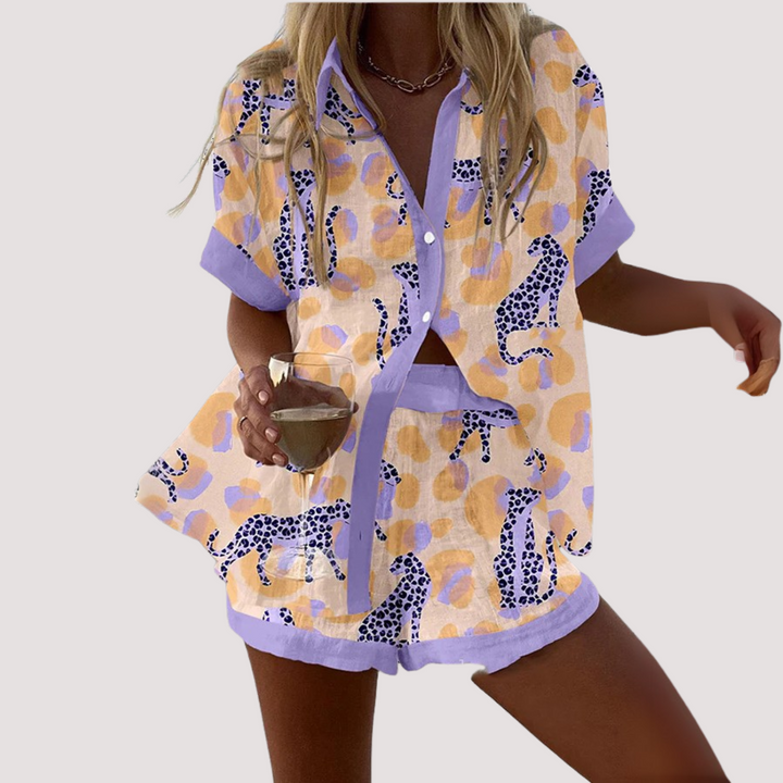 LA VENECIA | Coral™ - Conjunto Corto de Verano