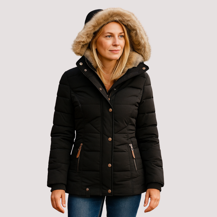 LA VENECIA | Concepción™ - Chaqueta Premium Acolchada con Capucha y Diseño Ajustado