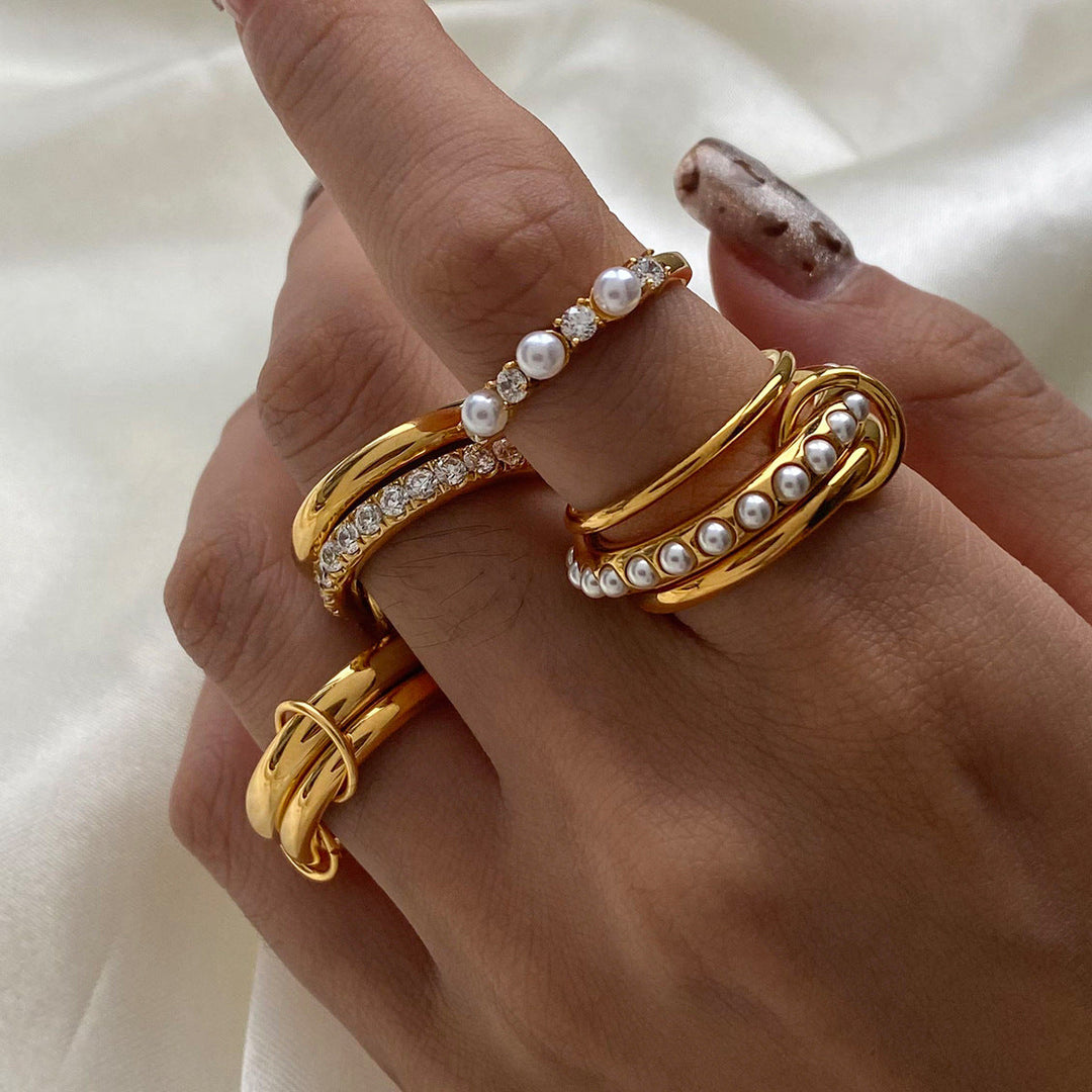 Nayara | Anillo apilado para mujer
