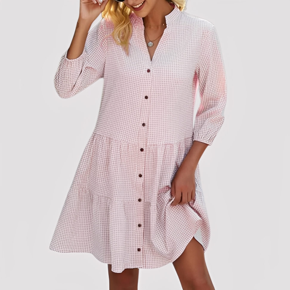 LA VENECIA | Josefa™ - Vestido Midi Fluido para el Día