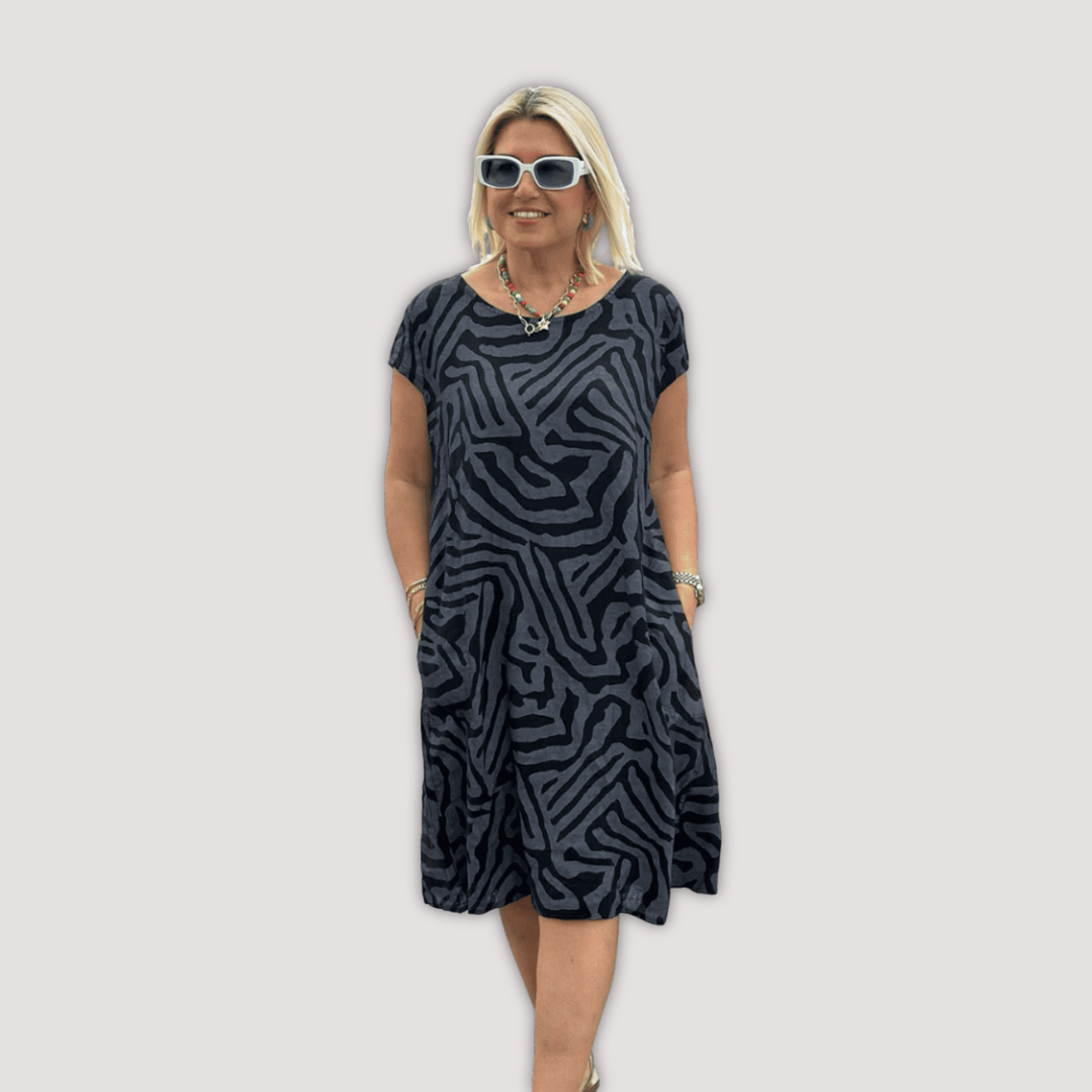 LA VENECIA | Lucía™ - Vestido con Cuello Redondo