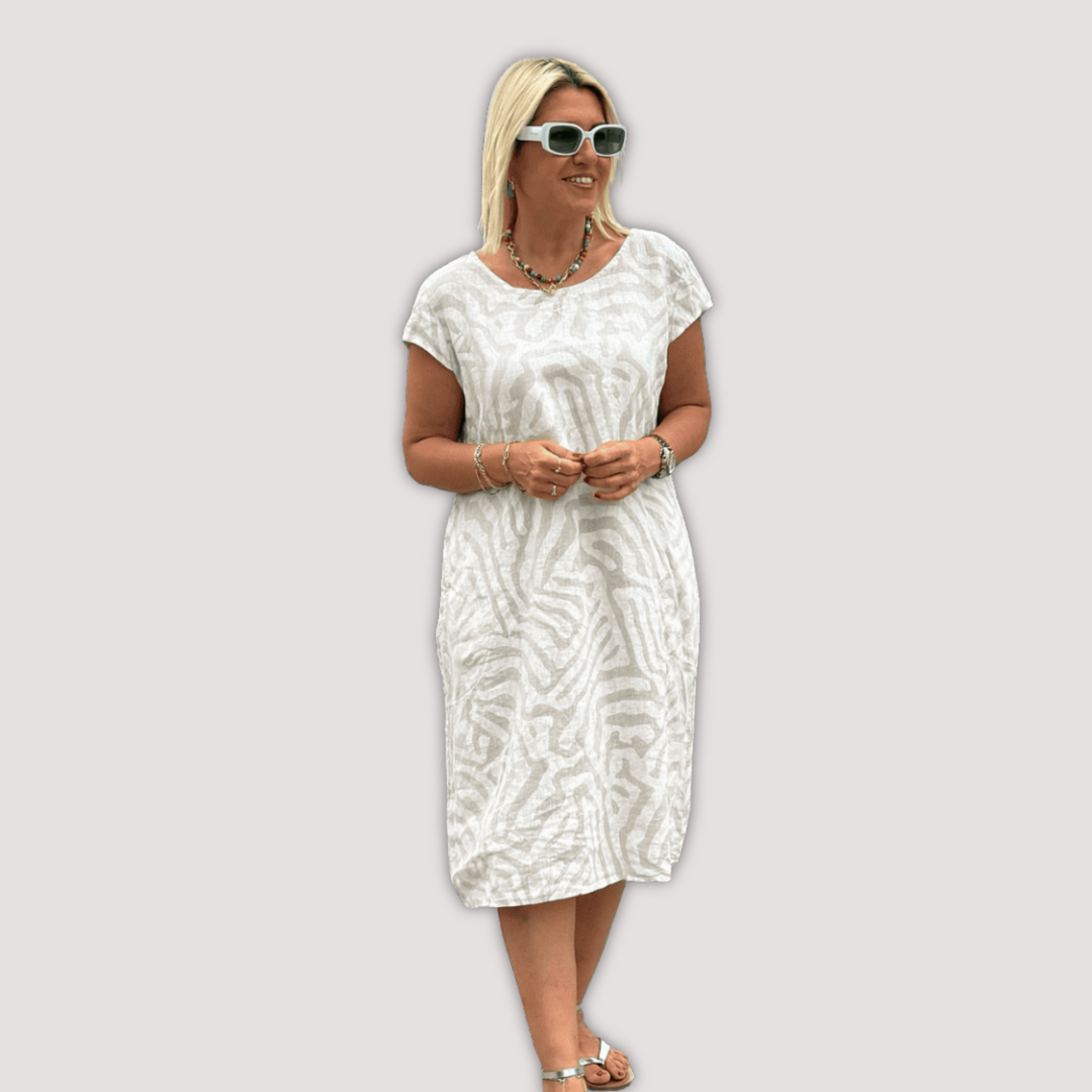 LA VENECIA | Lucía™ - Vestido con Cuello Redondo