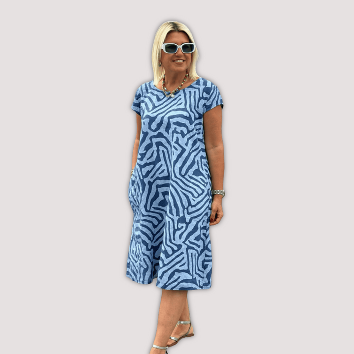 LA VENECIA | Lucía™ - Vestido con Cuello Redondo