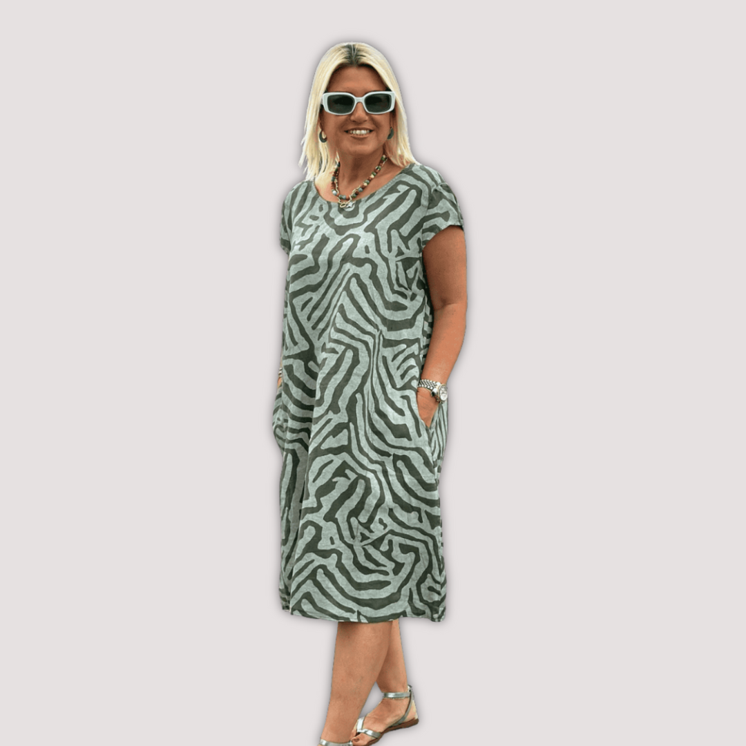 LA VENECIA | Lucía™ - Vestido con Cuello Redondo