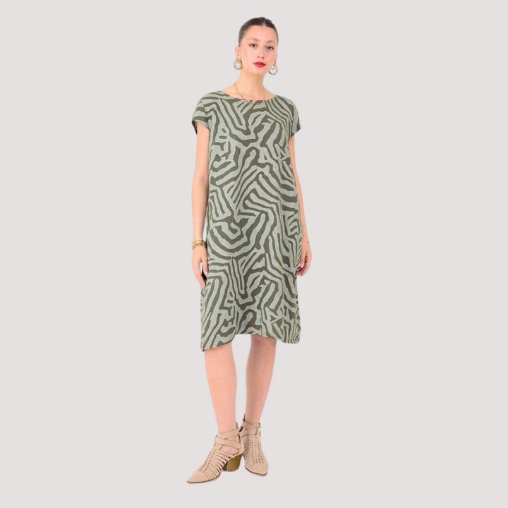 LA VENECIA | Lucía™ - Vestido con Cuello Redondo
