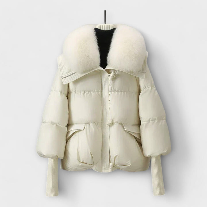 LA VENECIA | Lucyna™ - Elegante chaqueta con piel