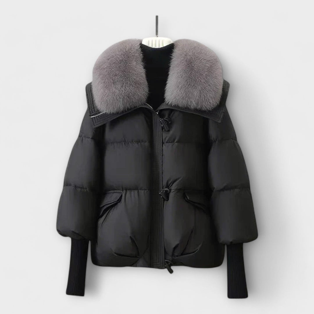 LA VENECIA | Lucyna™ - Elegante chaqueta con piel