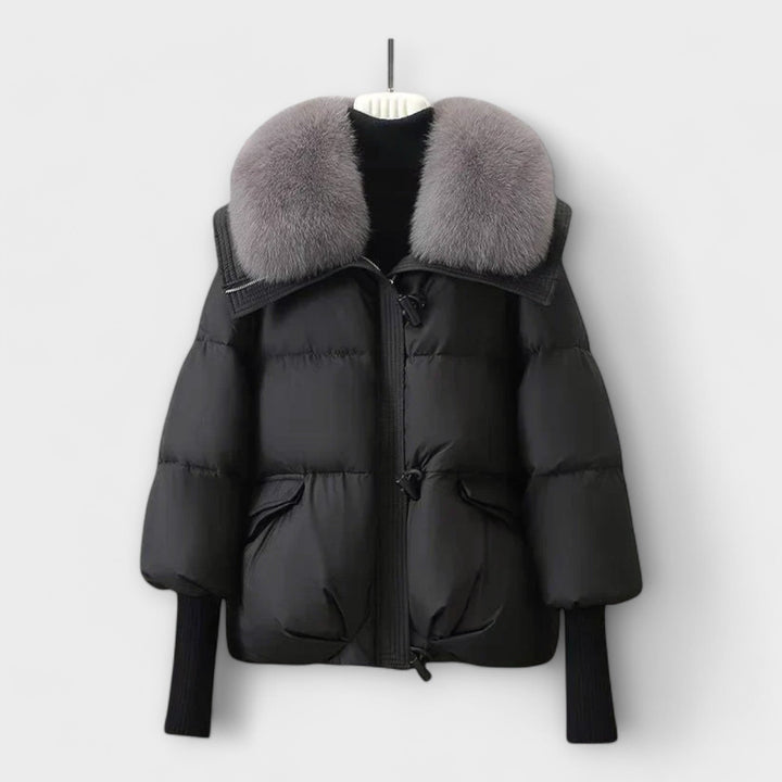 LA VENECIA | Lucyna™ - Elegante chaqueta con piel