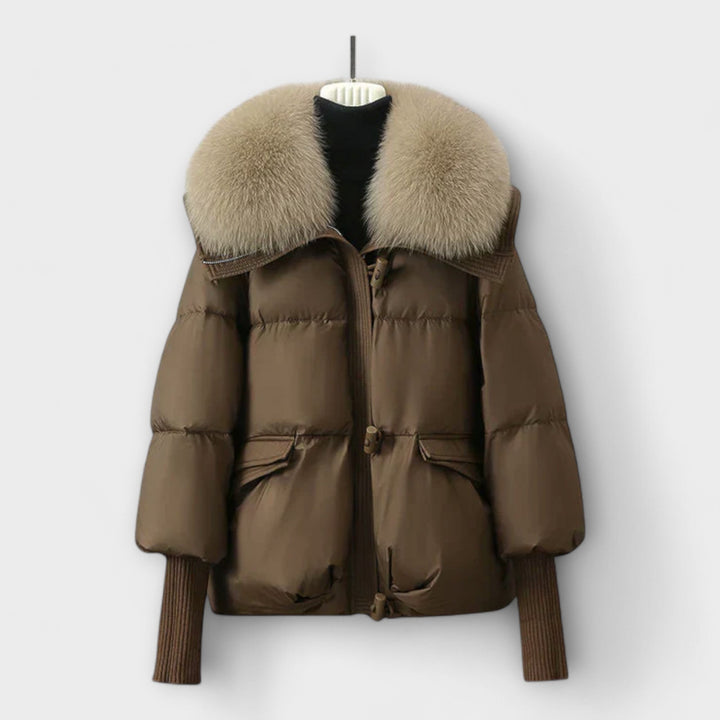 LA VENECIA | Lucyna™ - Elegante chaqueta con piel