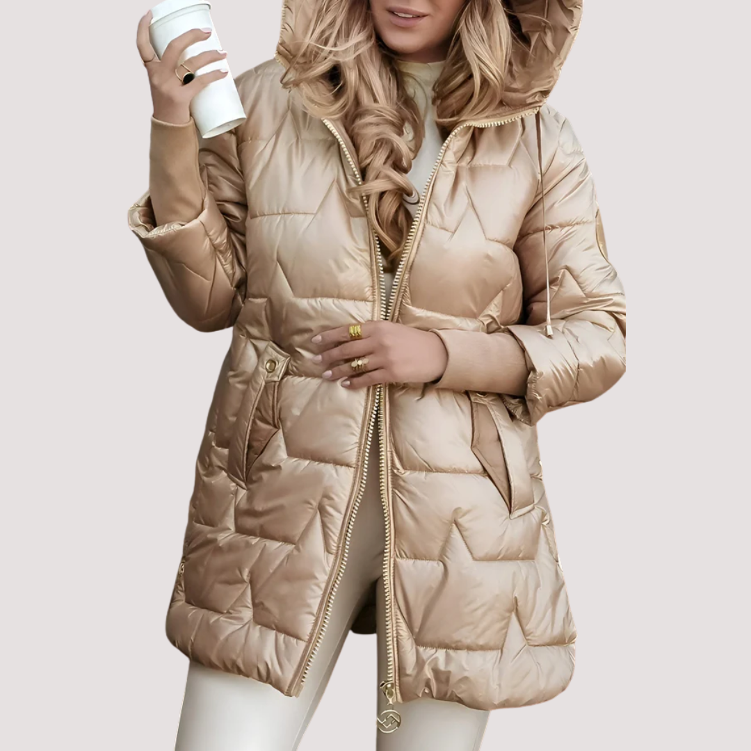 LA VENECIA | Renata™ - Abrigo de Invierno Elegante con Capucha y Relleno