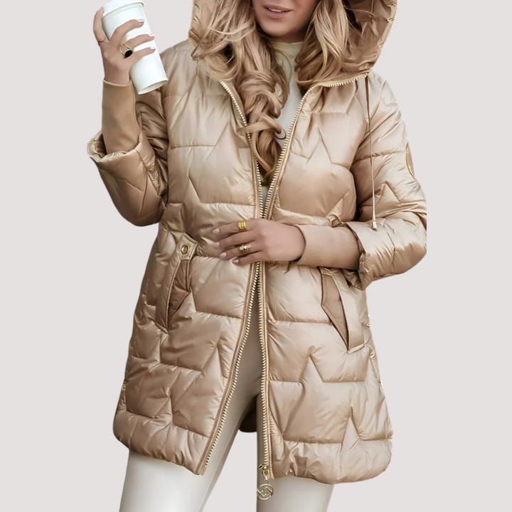 LA VENECIA | Renata™ - Abrigo de Invierno Elegante con Capucha y Relleno