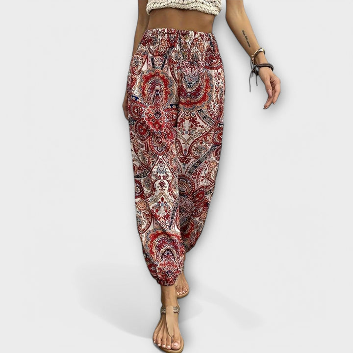 LA VENECIA | Scarlett™ - Pantalón con gráfico étnico