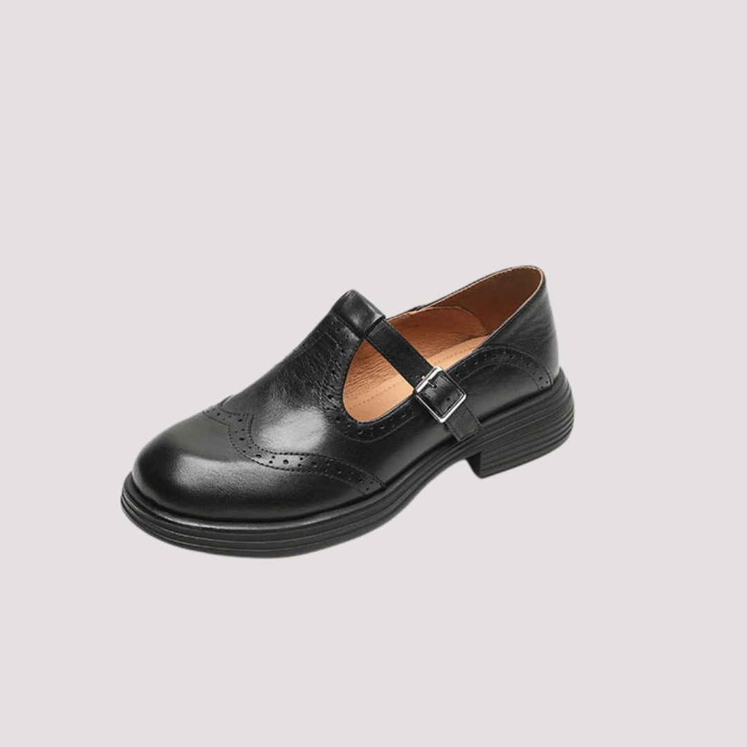 LA VENECIA | María™ - Elegantes Mary Janes de Cuero