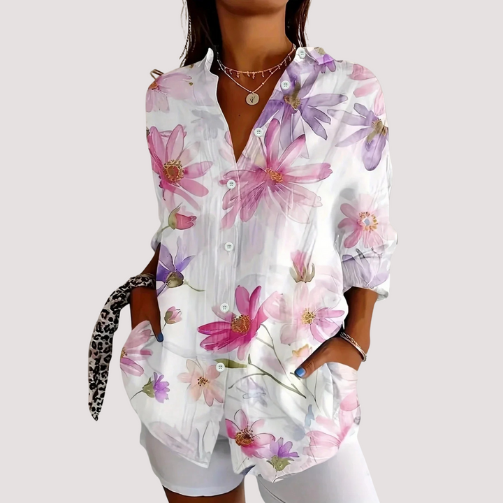 LA VENECIA | Verónica™ - Blusa colorida con estampado divertido