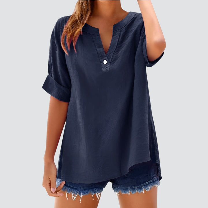 LA VENECIA | Olivia™ - Blusa de Lino