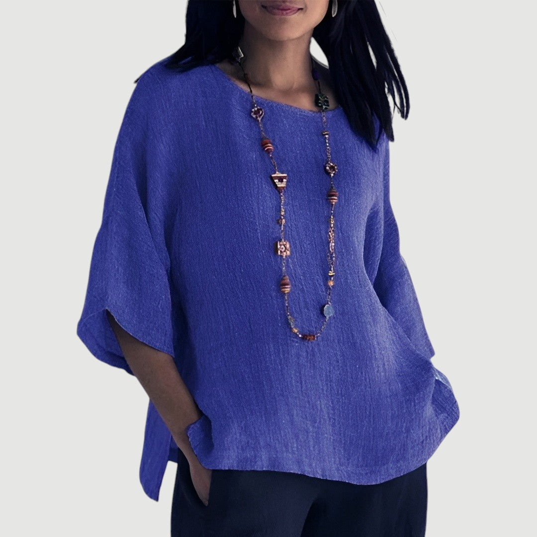 LA VENECIA | Cristina™ - Blusa de Lino