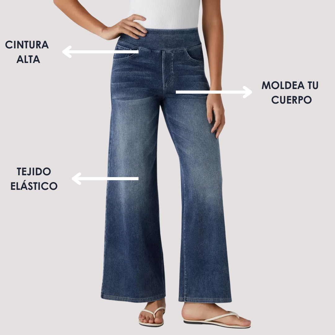 LA VENECIA | Eva™ - Pantalón Cómodo y Elástico de Talle Alto