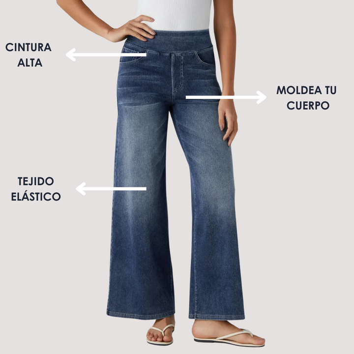 LA VENECIA | Eva™ - Pantalón Cómodo y Elástico de Talle Alto