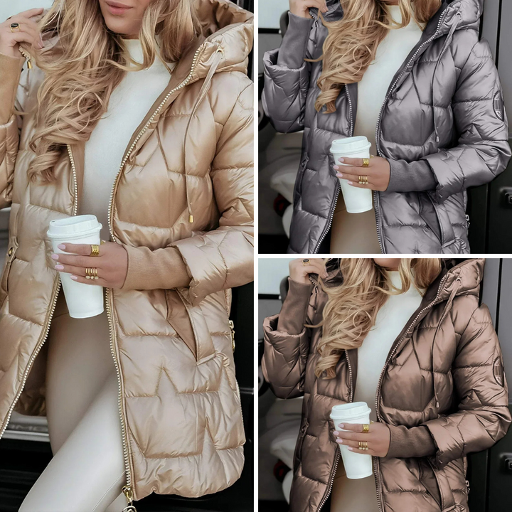 LA VENECIA | Renata™ - Abrigo de Invierno Elegante con Capucha y Relleno