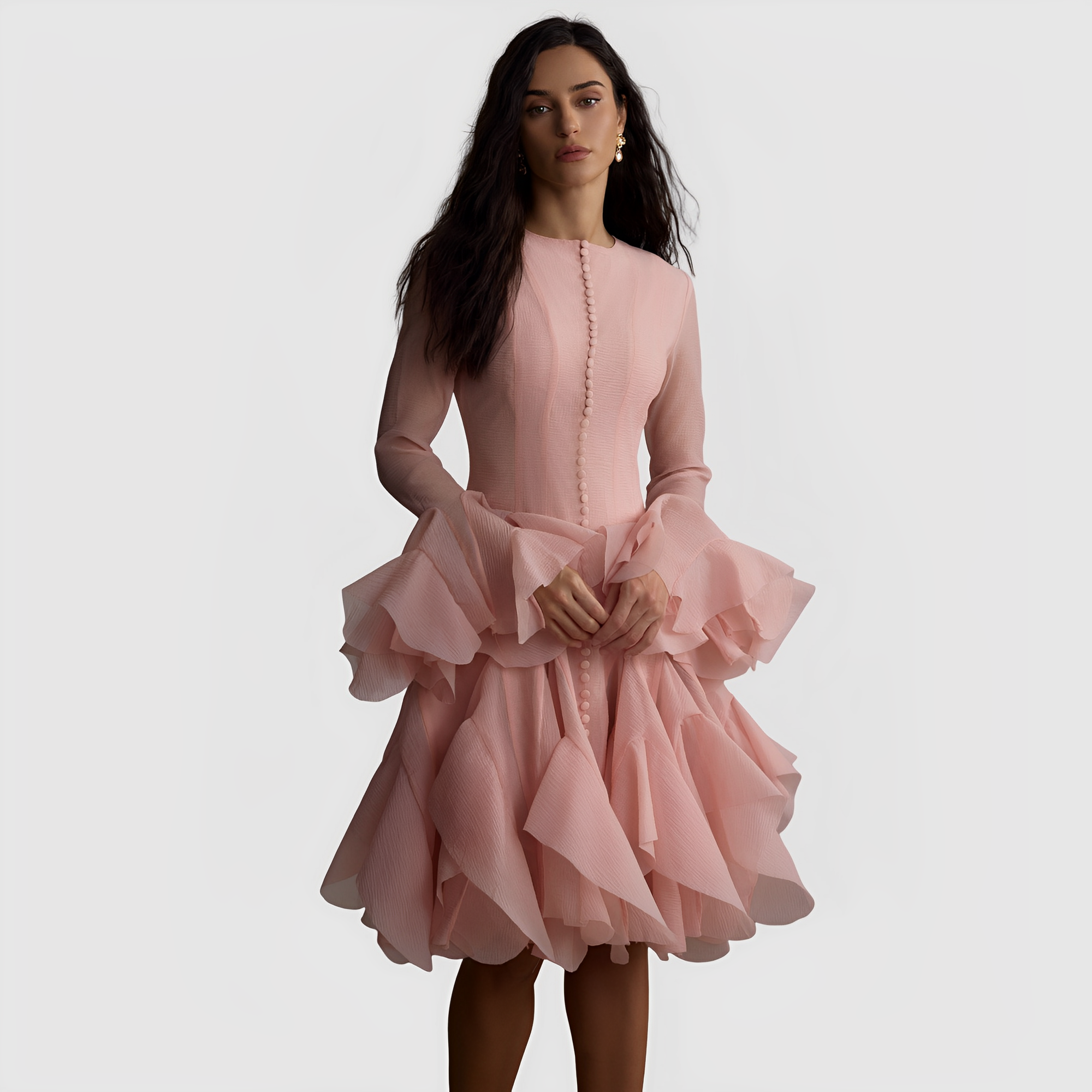 Vestido MIDI -  Rosa del Viento