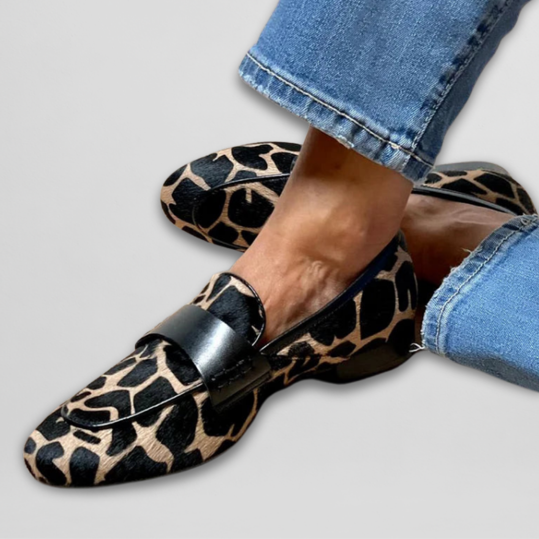 LA VENECIA | La Tigra™ - Mocasines con Estampado Animal