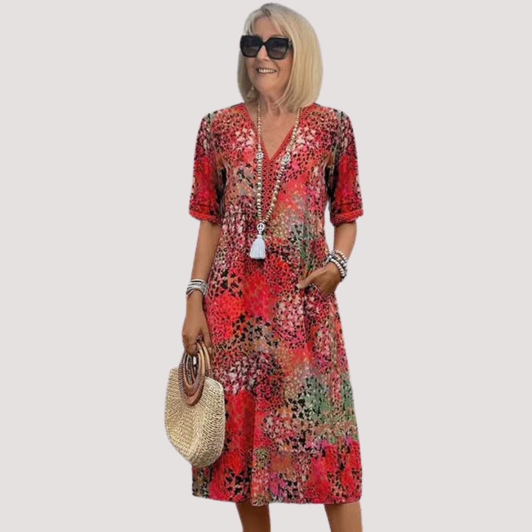 LA VENECIA | Bianca™ - Vestido Midi Vibrante