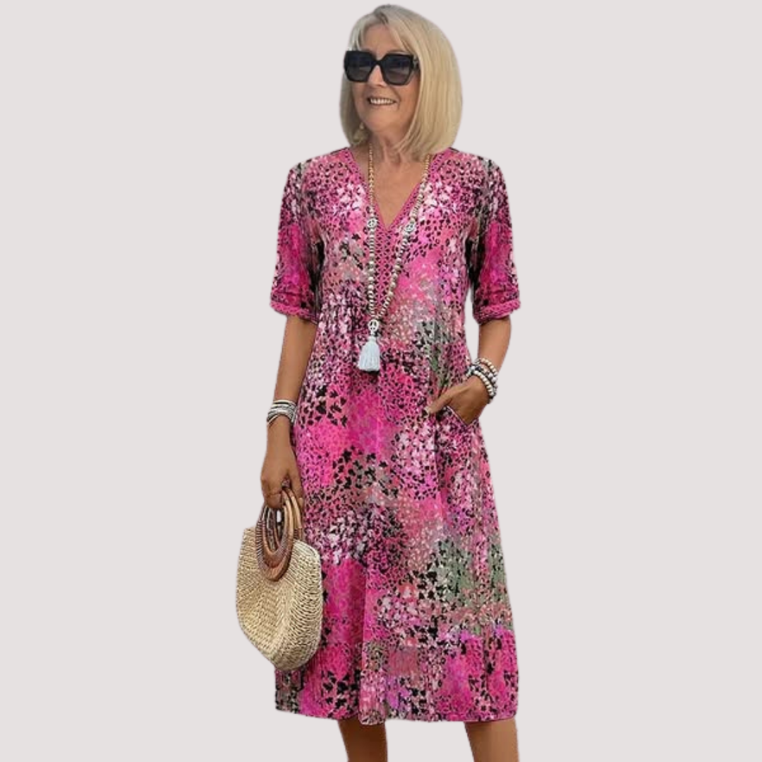 LA VENECIA | Bianca™ - Vestido Midi Vibrante