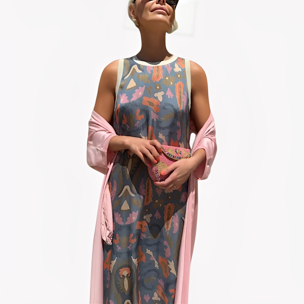 LA VENECIA | Ángeles™ - Vestido Largo con Cárdigan