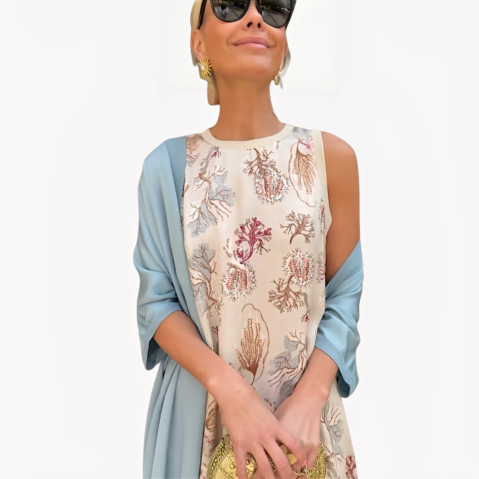 LA VENECIA | Ángeles™ - Vestido Largo con Cárdigan