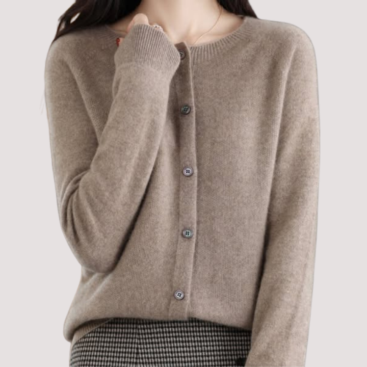 LA VENECIA | Claudia™ -  Jersey de Mujer con Cuello Redondo
