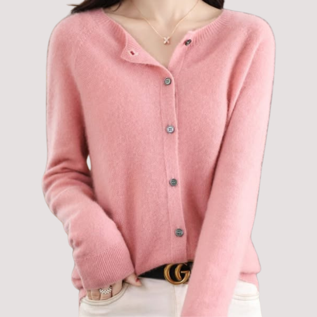 LA VENECIA | Claudia™ -  Jersey de Mujer con Cuello Redondo