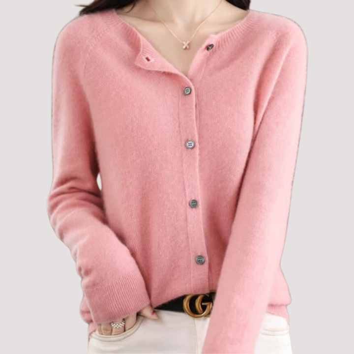 LA VENECIA | Claudia™ -  Jersey de Mujer con Cuello Redondo