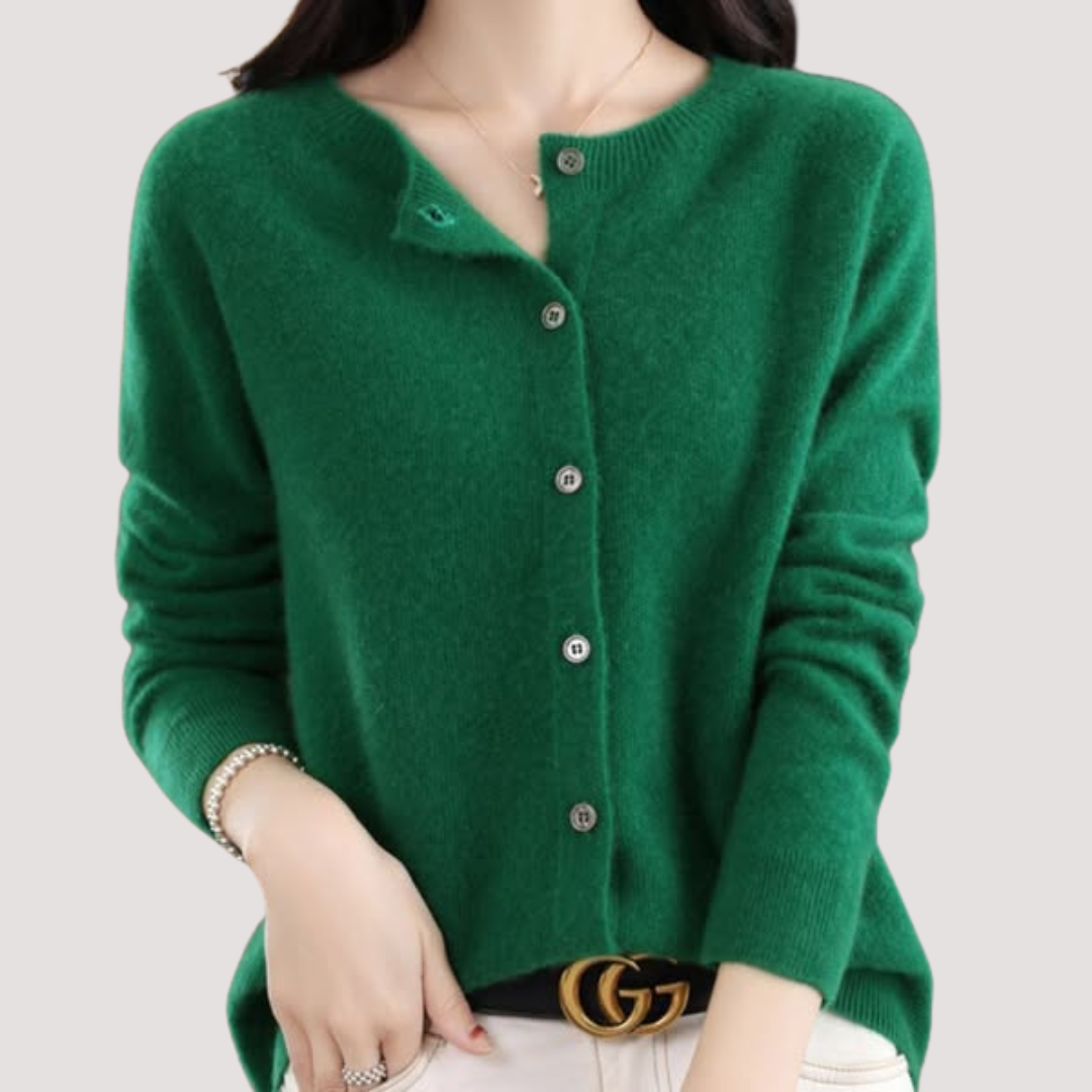 LA VENECIA | Claudia™ -  Jersey de Mujer con Cuello Redondo