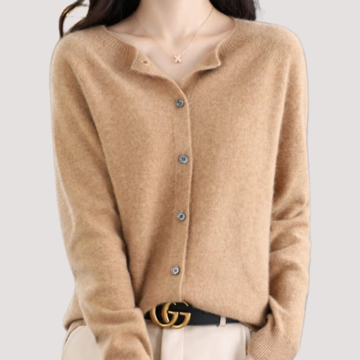LA VENECIA | Claudia™ -  Jersey de Mujer con Cuello Redondo
