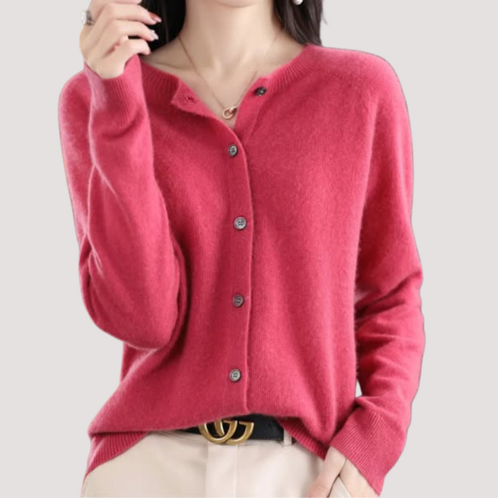 LA VENECIA | Claudia™ -  Jersey de Mujer con Cuello Redondo