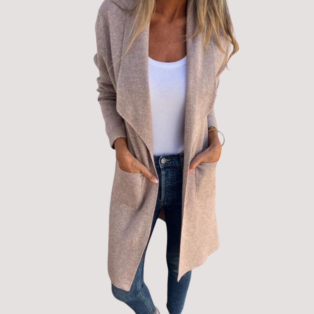 LA VENECIA | Yolanda™ - Chaqueta de punto casual con solapa