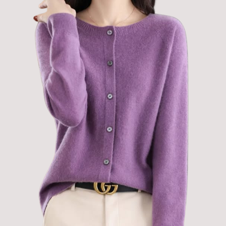 LA VENECIA | Claudia™ -  Jersey de Mujer con Cuello Redondo