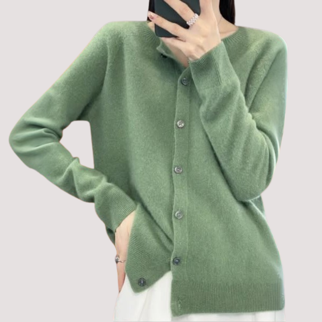 LA VENECIA | Claudia™ -  Jersey de Mujer con Cuello Redondo