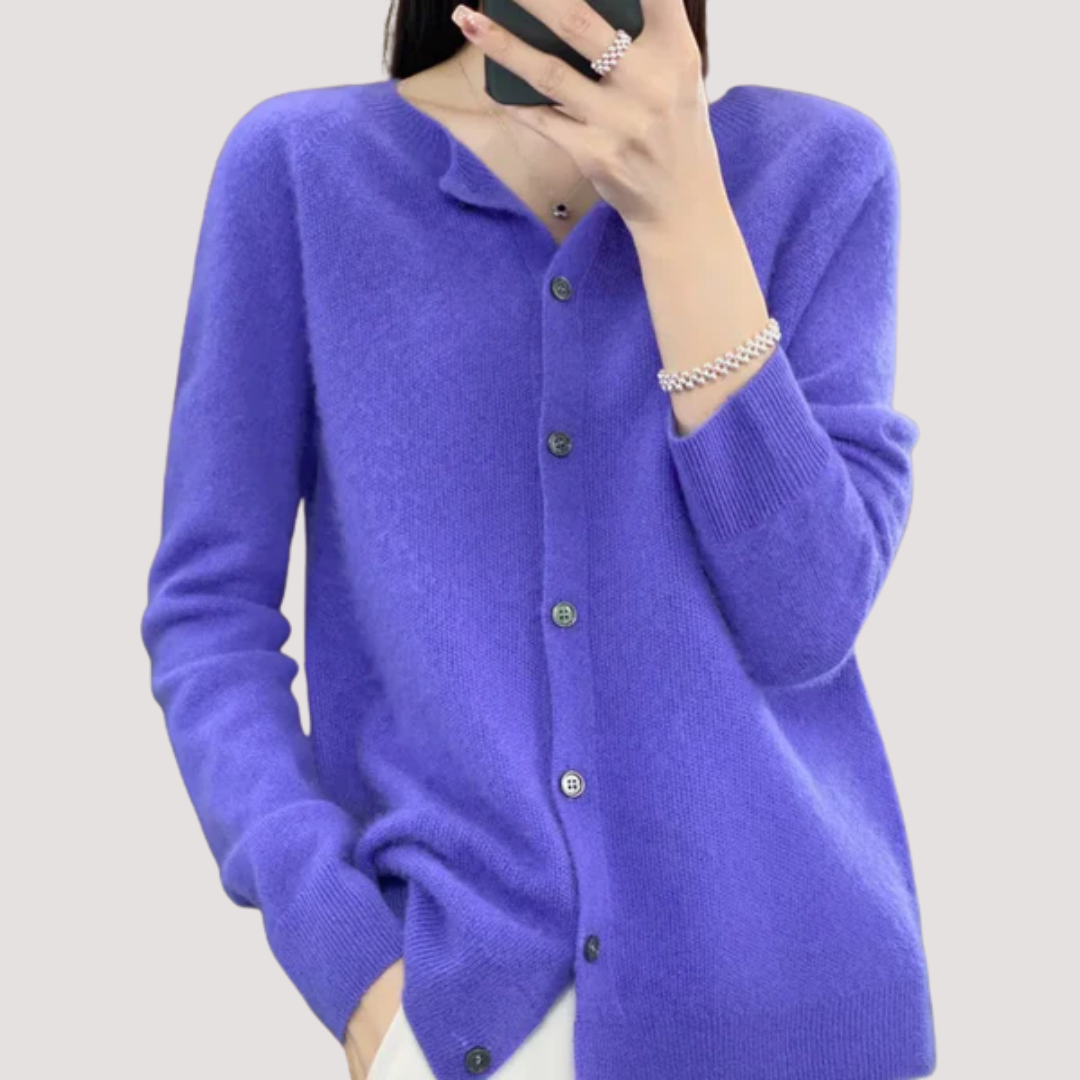 LA VENECIA | Claudia™ -  Jersey de Mujer con Cuello Redondo