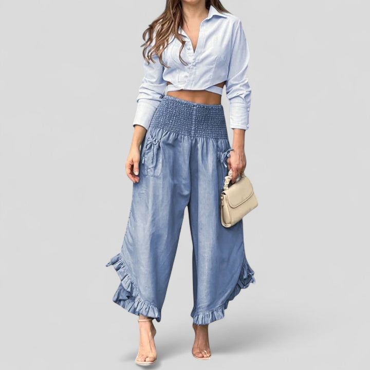 LA VENECIA | Bianca™ Pantalones de seda