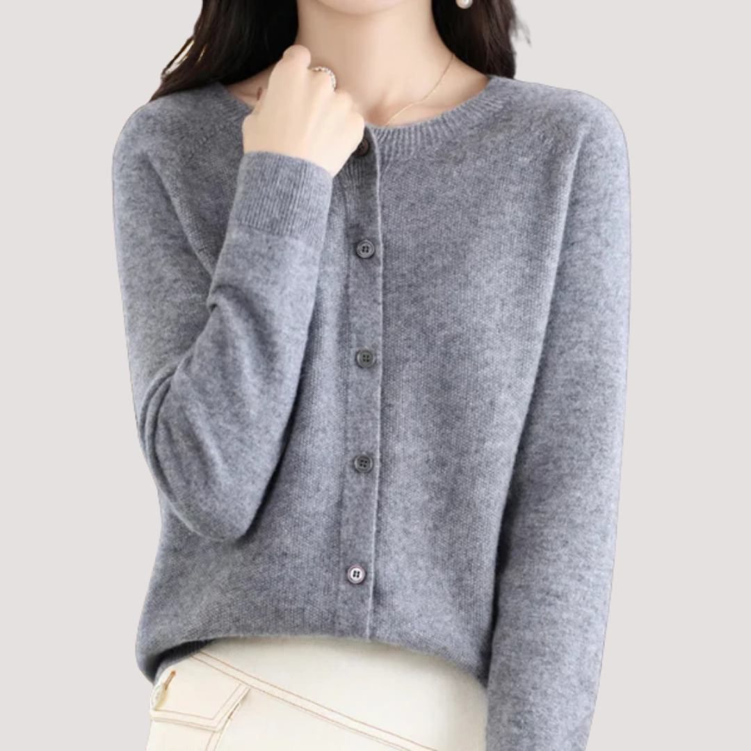 LA VENECIA | Claudia™ -  Jersey de Mujer con Cuello Redondo