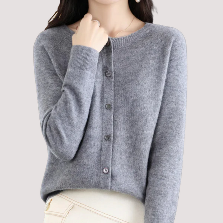 LA VENECIA | Claudia™ -  Jersey de Mujer con Cuello Redondo