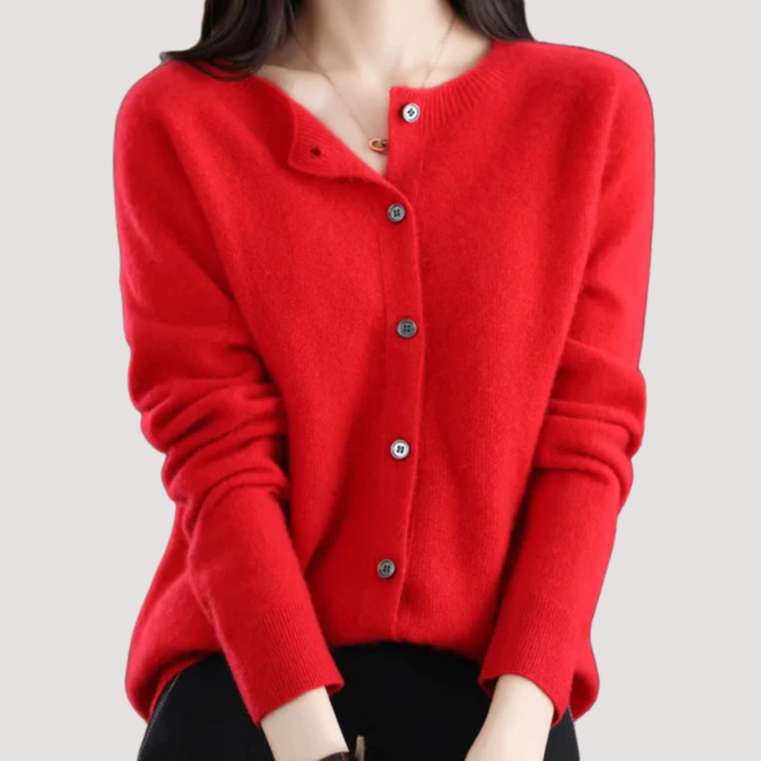 LA VENECIA | Claudia™ -  Jersey de Mujer con Cuello Redondo