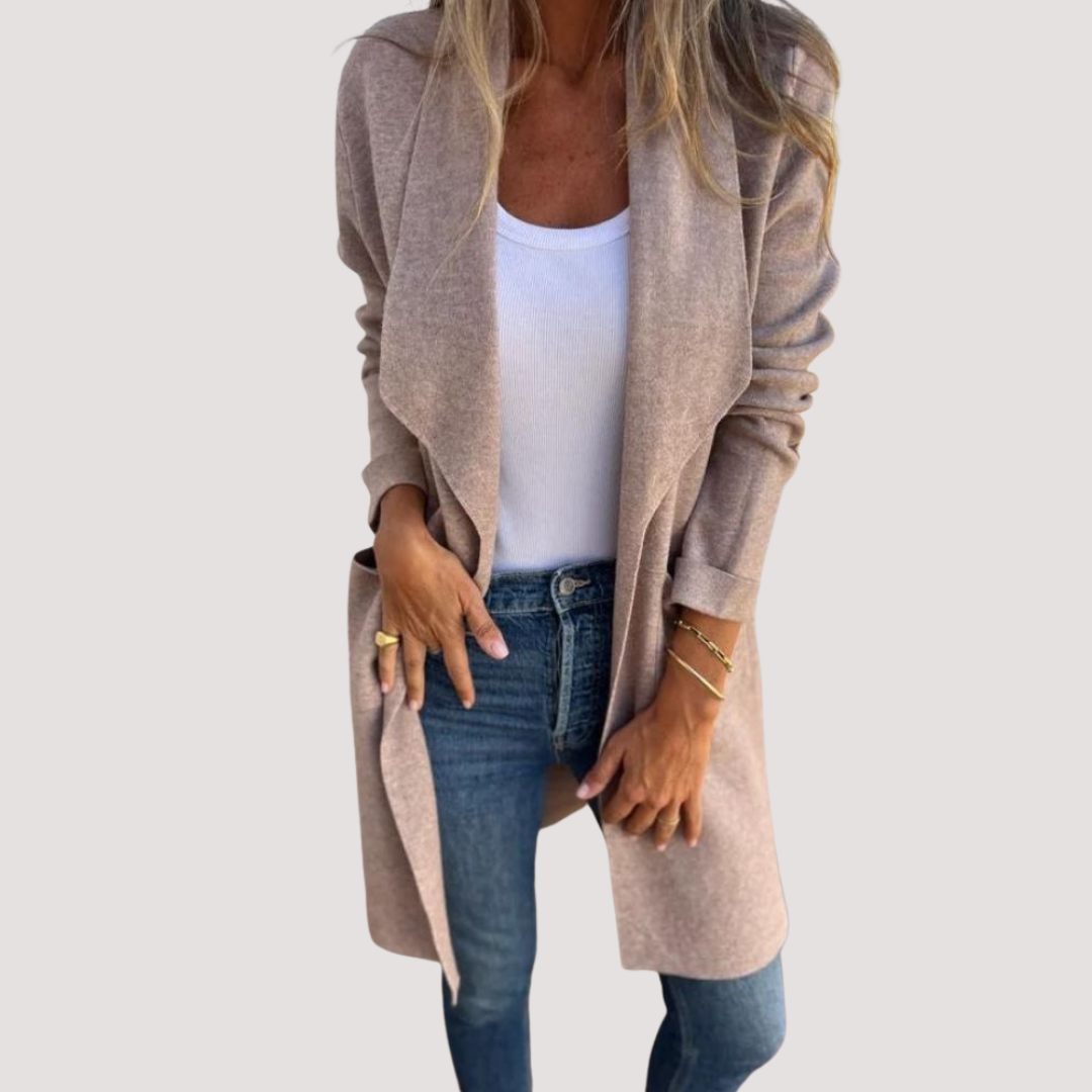 LA VENECIA | Yolanda™ - Chaqueta de punto casual con solapa