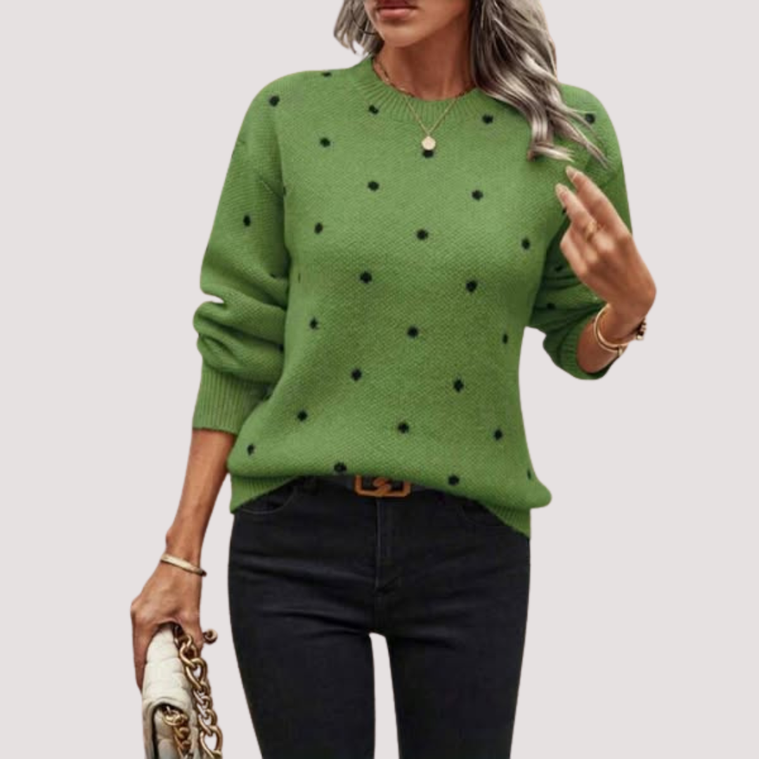 LA VENECIA | Juliana™ - Jersey de Punto con Lunares