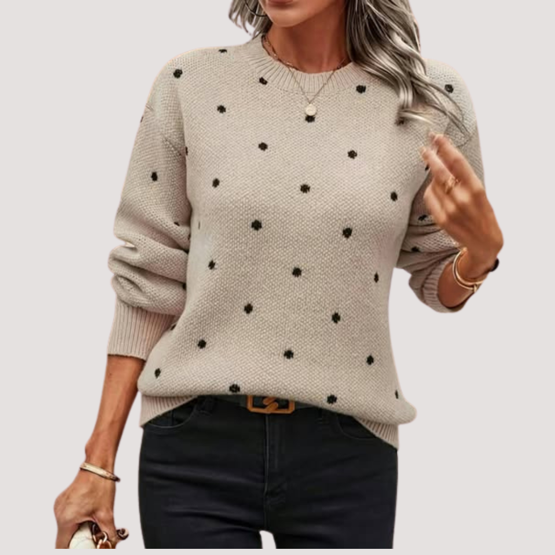 LA VENECIA | Juliana™ - Jersey de Punto con Lunares