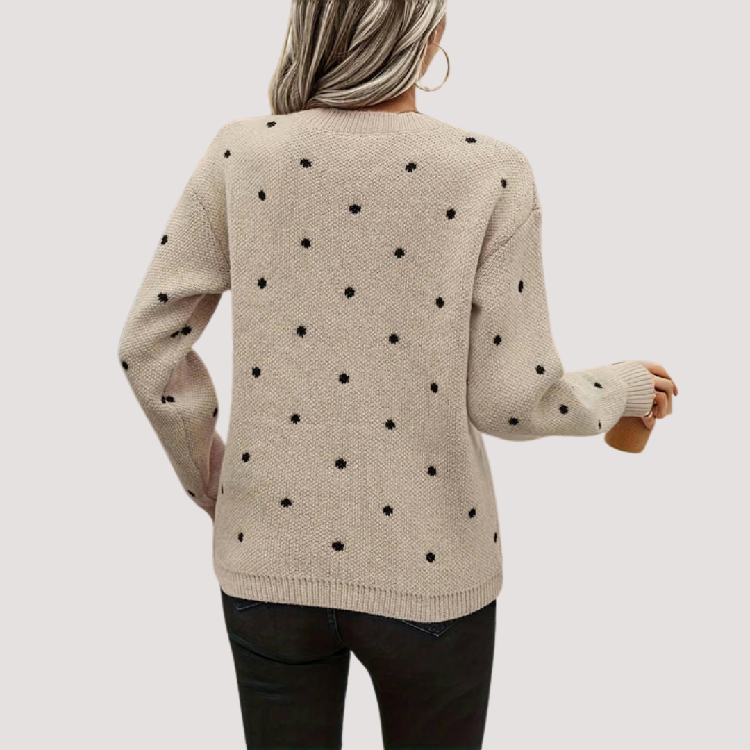 LA VENECIA | Juliana™ - Jersey de Punto con Lunares