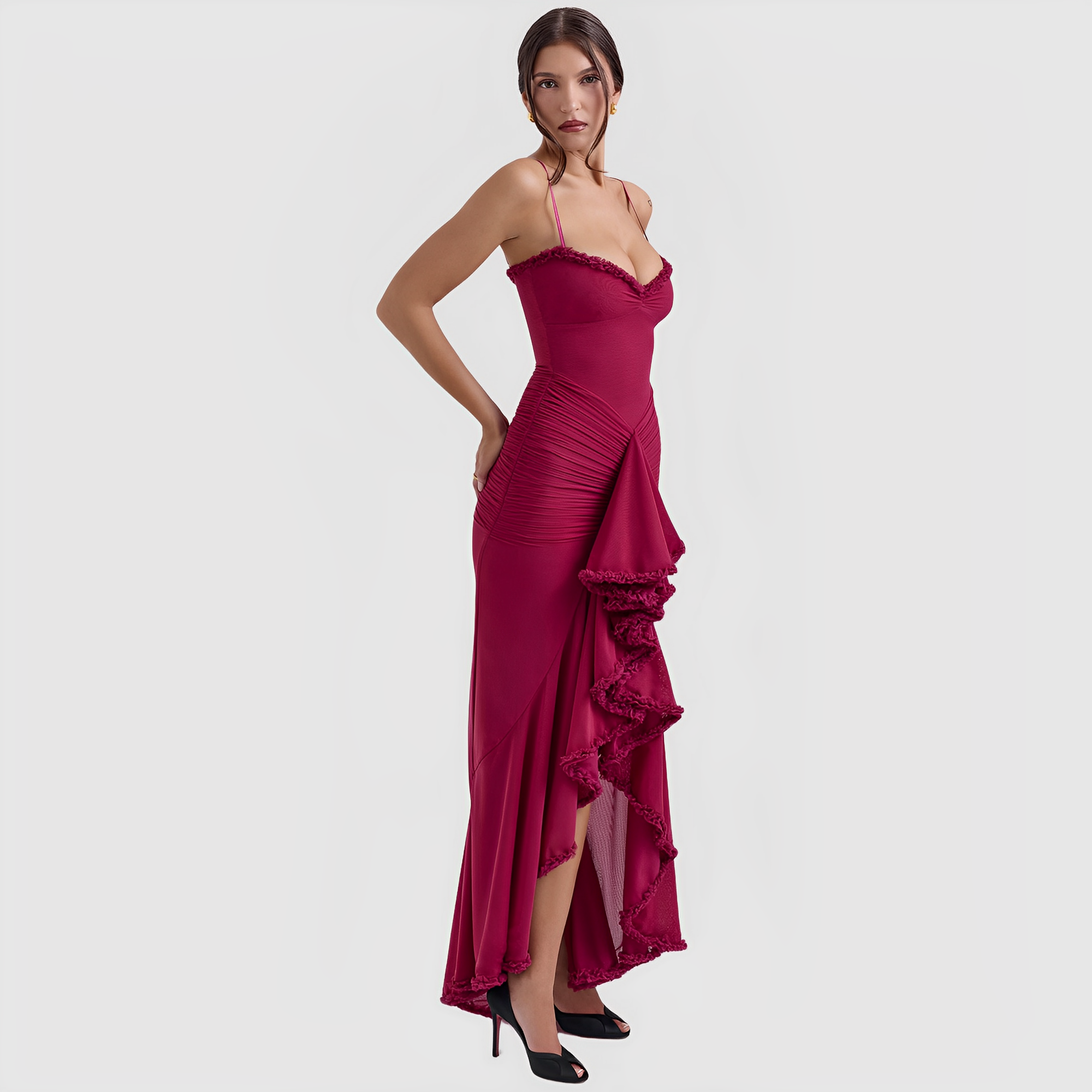 Vestido MIDI - Rubí en Llamas