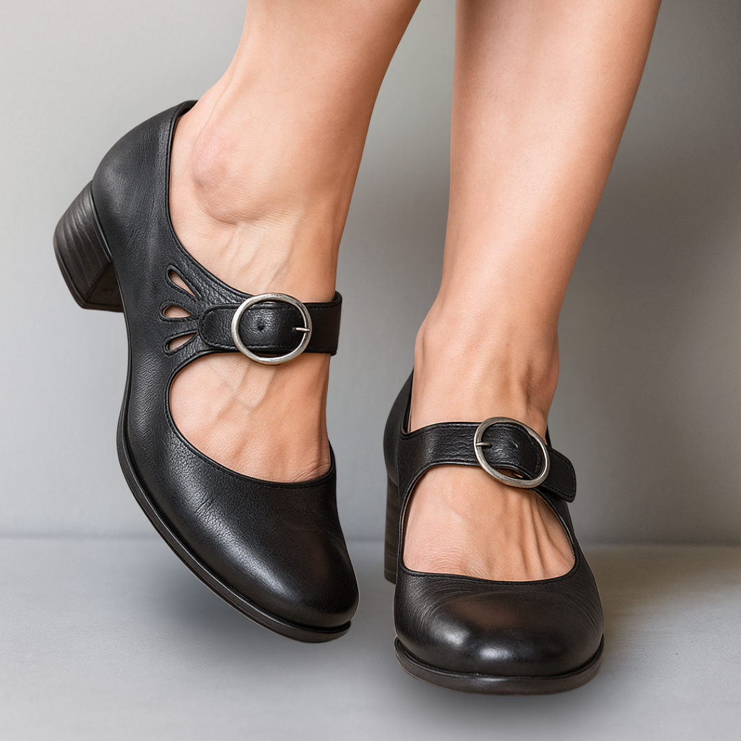 LA VENECIA | Victoria™ - Zapatos planos ortopédicos de cuero